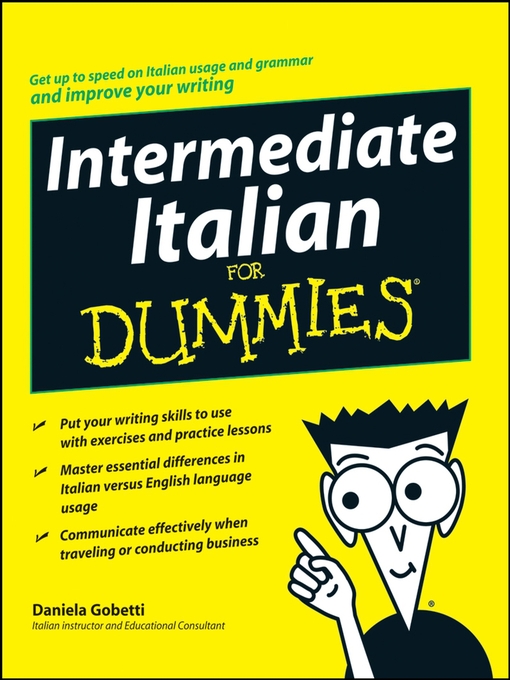 Title details for Intermediate Italian For Dummies® by Daniela Gobetti - Available